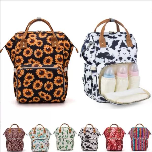 Pannolini Borse per pannolini Borse firmate Zaino per mamma Zaini maternità ad alta capacità per madre Borsa da viaggio per esterni alla moda Tote Organizer 23 colori Nave marittima