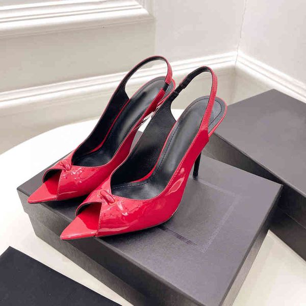 

sandals spring and summer pointed high heels women's sandals 10cm thin heel fashion banquet shoes nightclub shoes, Black