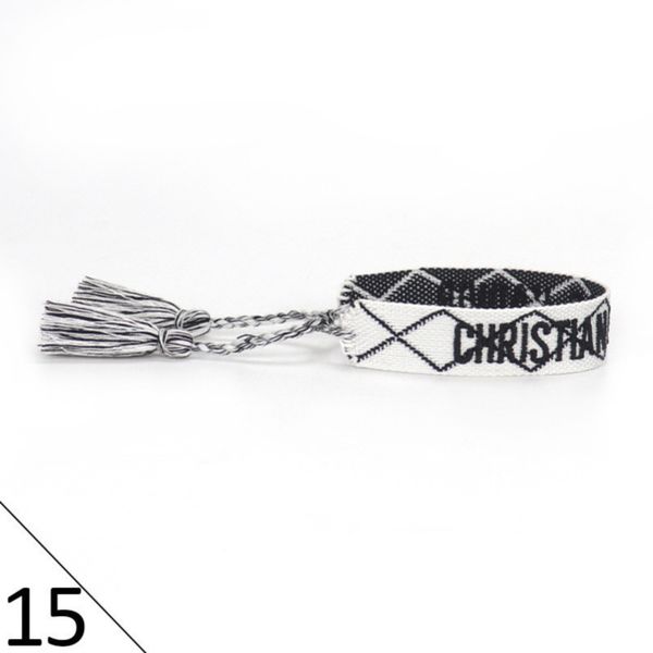 

brand luxury braided bracelet adjustable woven friendship bangle for womens mens designer letter embroidery rope bracelets jewelry gift code, Golden;silver