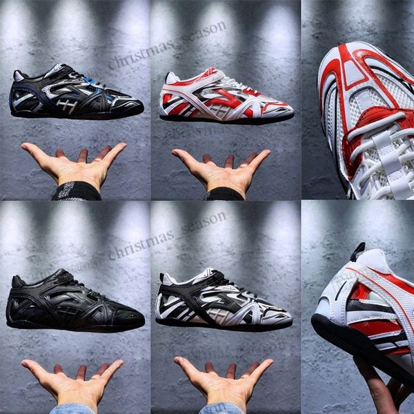 

2022 designer paris drive women men black red casual shoes nylon luxury mens racing shoe mesh sneakers 36-46 v9l3#
