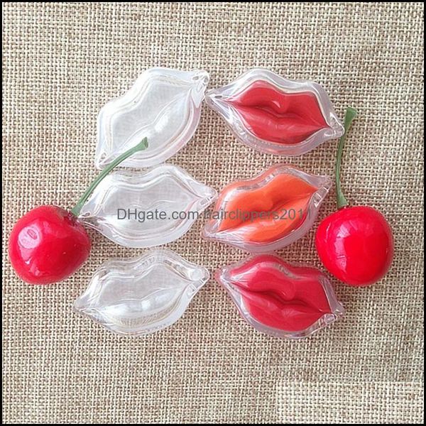 

5g elegant clear lip shape lipstick container diy balm sub box empty eyeshadow powder case f2210 drop delivery 2021 other health beauty