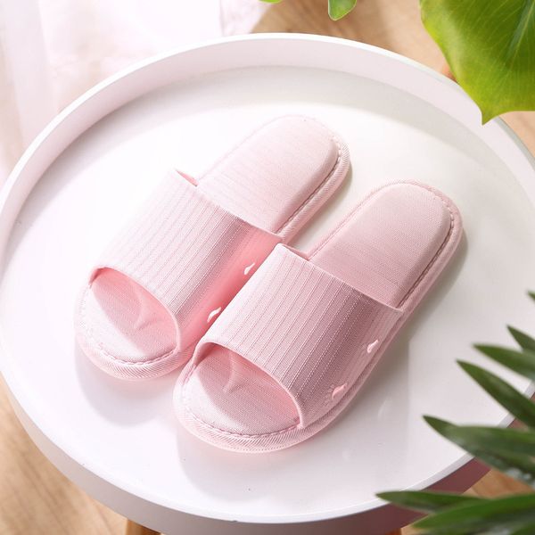 

fashion solid color ladies slippers simple summer women fds, Black