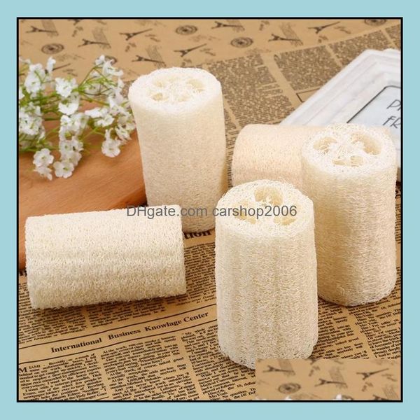 Escovas de banho esponjas Scrubbers Acess￳rios para o banheiro Jardim dom￩stico BOOFAH LUFFA SPONGE COM PAR