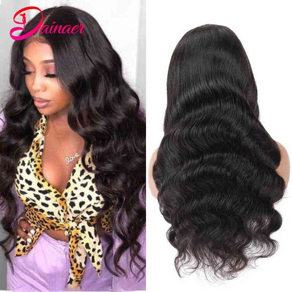 

nxy wigs brazilian body wave lace front human hair pre plucked 13x6 hd frontal for women 5x5 closure 220701, Black