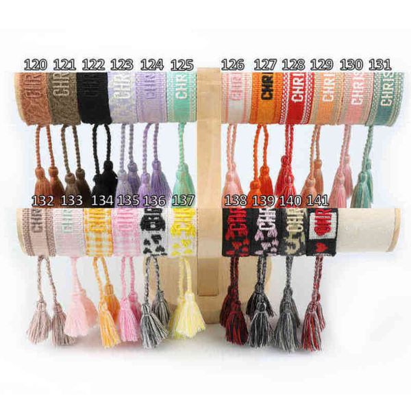 

fashion friendship brand charm bracelets bangles women men adjustable embroidery tassel bangle couple braided jewelry designer woven fabrics, Golden;silver