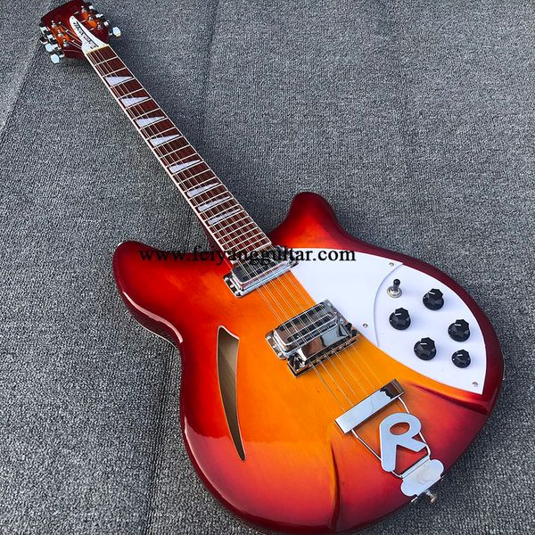 

factory direct 360 electric guitar 12-string guitar half-empty core electric guitar rosewood fingerboard neck maple 3 spell korea accessorie