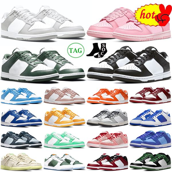 

star boots 2022 panda pink sb dunks lows running shoes mens trainers unc grey fog syracuse vintage na, Black