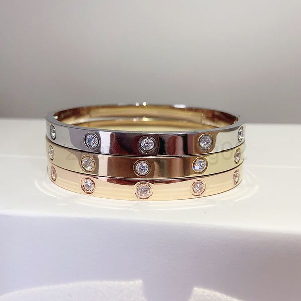 

designer bracelet woman mens sky star love bracelet female diamond titanium steel lovers fashion rose gold temperament bracelet girlfriends, Black