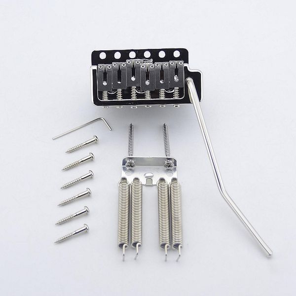 

electric guitar tremolo system bridge steel saddle steel block ( nickel )