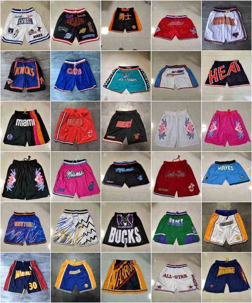 

men team basketball short west east just don shorts sport wear with pocket zipper sweatpants pant white black blue verde red stitched size