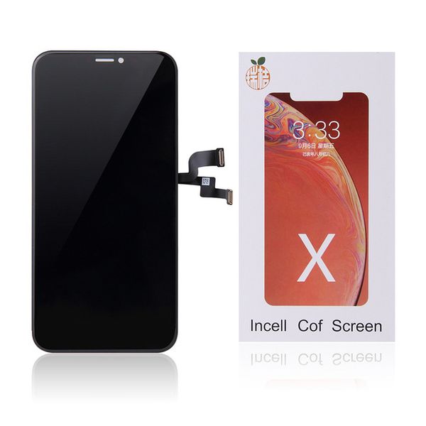 Display LCD per iPhone X RJ Incell Pannello touch screen LCD Digitizer Sostituzione gruppo completo