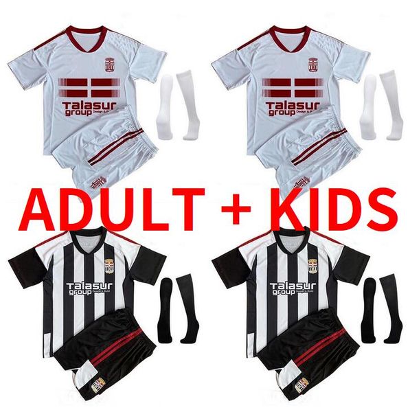 

men kids kits 22 23 fc cartagena mens soccer jerseys 2022 2023 ortuno alex gallar boateng okazaki mo dauda g. silva home away football shirt, Black;yellow