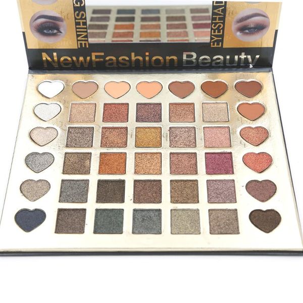 

42 eye shadow palette glitter eyeshadow 1pcs/lot 42 colors matte&shimmer shadow eyeshadow makeup pallete 8021 net 80g283b