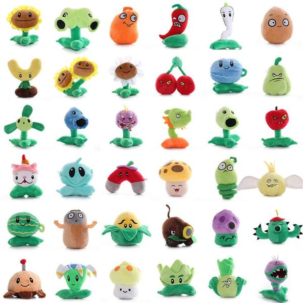 

plants vs zombies plush toys stuffed animals pvz plants dolls 15-20cm tall265n