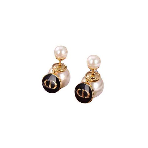 

fritillaria size pearl earrings women's fashion simple accessories, Silver
