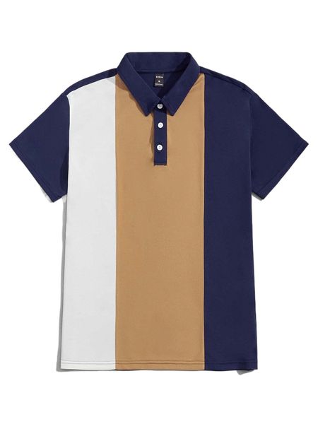 

men color block polo shirt g5is#, White;black