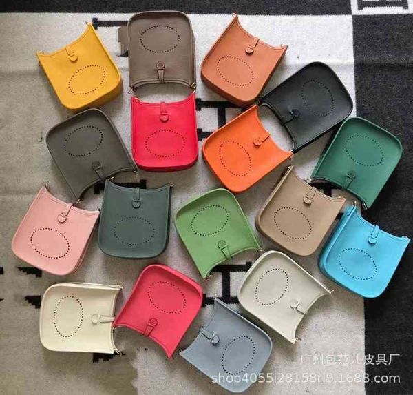 

handbag crossbody evelynes's women high setting leather bucket bag mini togo single shoulder messenger