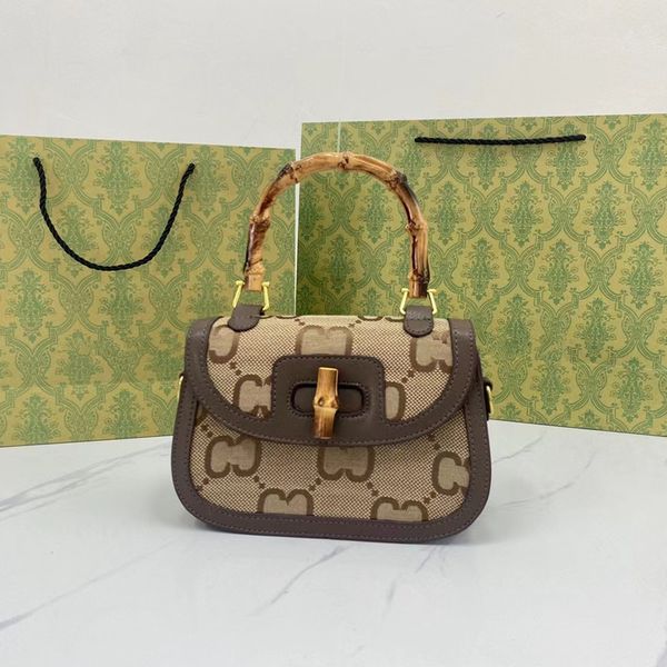

designer handbag women shoulder bag bamboo handle crossbody messnger purses fashion tote bags handbags three colors factory wholesales purse