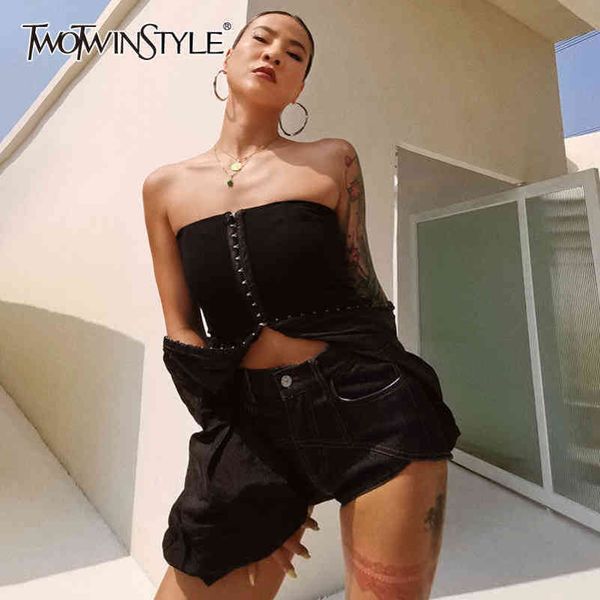 

black tunic jacket for female stand collar lantern long sleeve casual short jackets fashion 210423, Black;brown