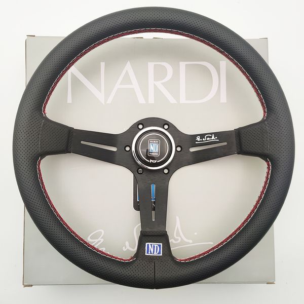 

350mm leather steering wheel racing sports auto high quanlity