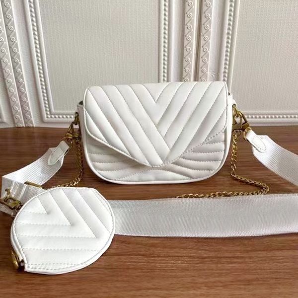 

fashion designer women crossbody bags classic 3-in-1 shoulder envelopes bags mini trend vintage chain wallets 36