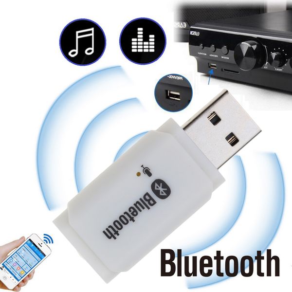 Adaptador USB Bluetooth 5.0 Transmissores Música Receptor Estréreo Receptor Dongle Adaptador sem fio para Player de carro Player