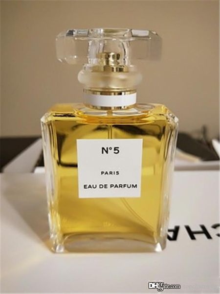 

100ml new yellow version luxury perfume for women long lasting time fragrance good smell spray fast