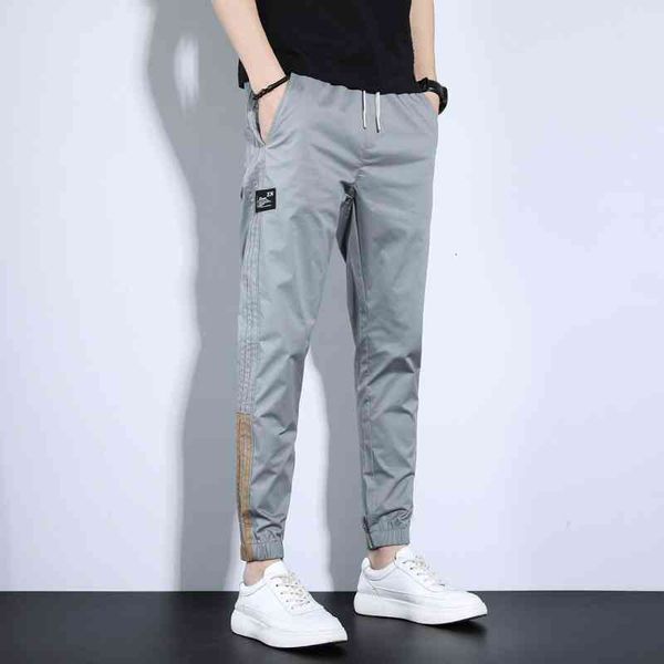 

men's pants spring and autumn sports pants men's loose versatile casual spring fashion brand legged harem wx5f, Black