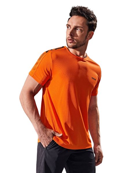 

men letter graphic sports tee u0v1#, White;black