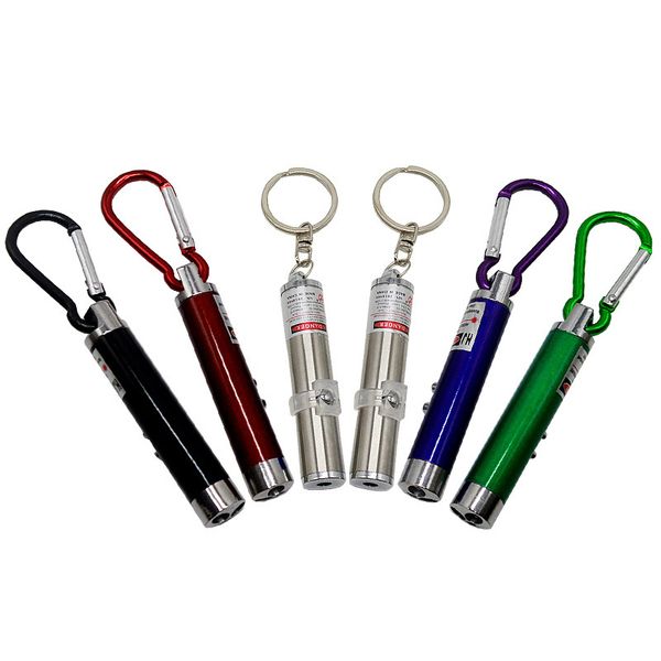 Mini 3in1 LED Laserlicht Laserpointer Zeiger Schlüsselanhänger Taschenlampen Taschenlampe Taschenlampe Gelddetektor Licht 6 Farben