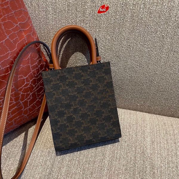 

factory online export designer brand bag handbag triumphal tote leather old flower single shoulder diagonal canvas female