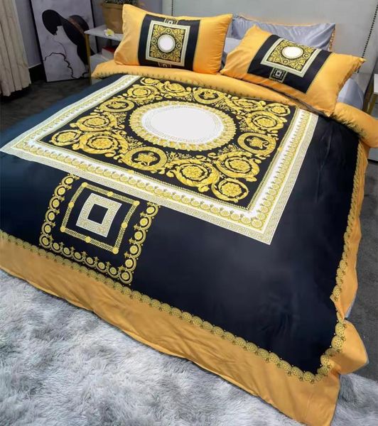 

comforter duvet cover set geometric printed  size 4 piece colorful european style bedding sets sheet pillowcases