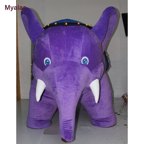 Traje de mascote de boneca de mascote Novo traje de mascote de elefante inflável para festa e máquina de mascote de elefante