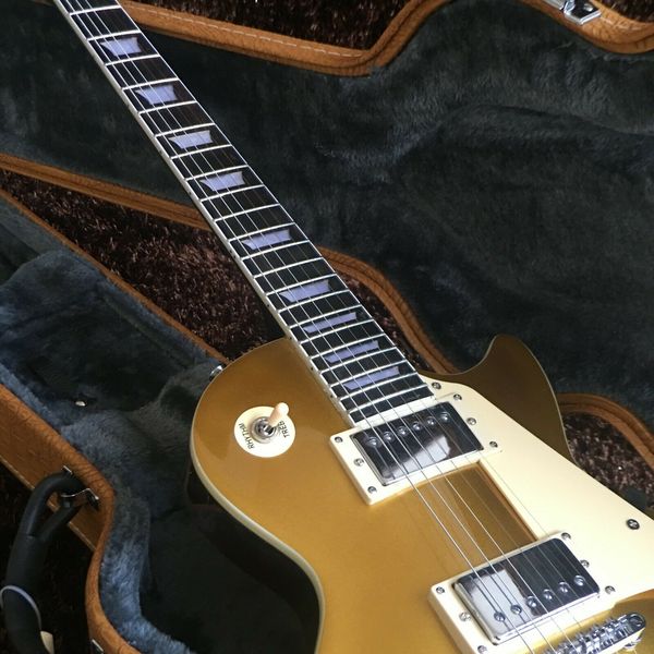 

factory customized electric guitar gold guitars fast shipping