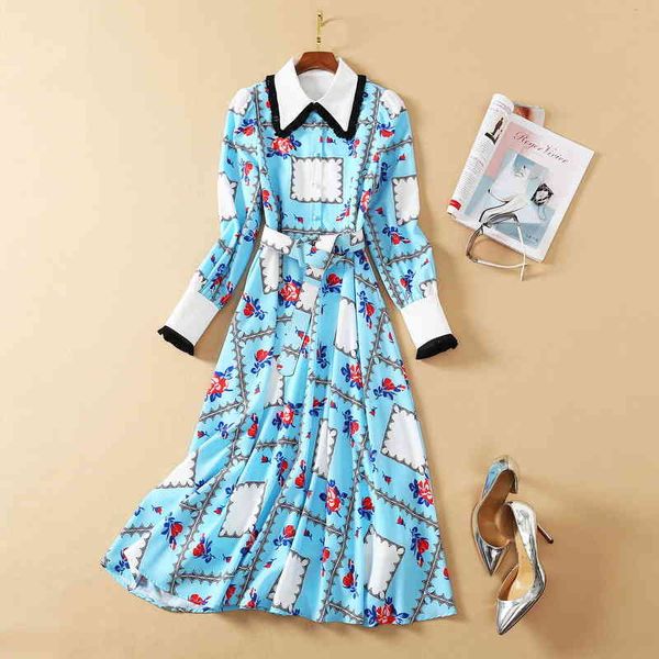 

casual dresses dress chest positioning fresh sky blue spring wide belt crimped lapel long sleeved dress 0jq8, Black;gray