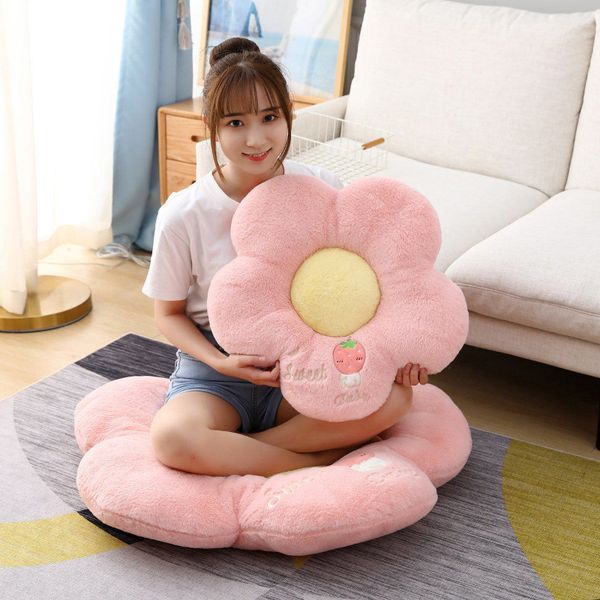 Nuovo peluche Cuscino di fiori Riempimento Realistico FlowerShape Baby Kids Home Tappetino da gioco Riempimento Morbido Cuscino per fiori Cuscino per la casa Decorazioni per la casa UPS o DHL gratuiti