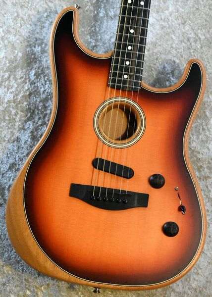 

acoustasonic st 3-color sunburst electric guitar same of the pictures