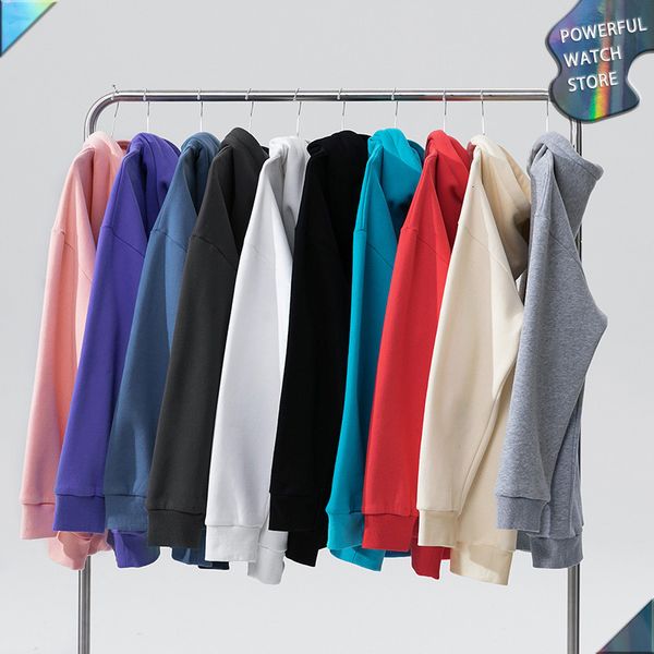 

men's hoodies sweatshirts 2023 autumn winter hooded men solid basic casual jogger pullovers y2k hip hop fashion streetwear 230206, Black