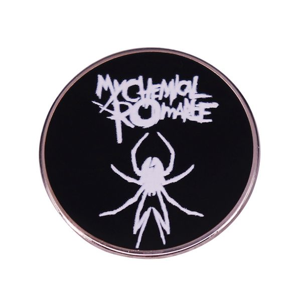 

my chemical romance pin rock heavy metal music band logo badge brooch, Blue