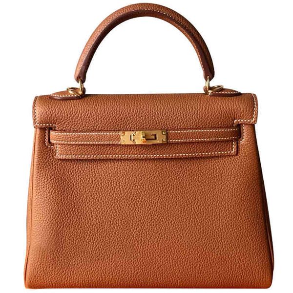 

cow leather women' 2022 new togo lychee grain one houlder meenger hand bridal have birkins