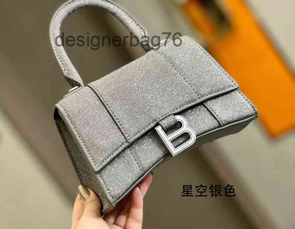

2022 luxurys hourglass home bbalencaigss bag female b designer leather bags crocodile pattern fashion versatile one shoulder messenger handb