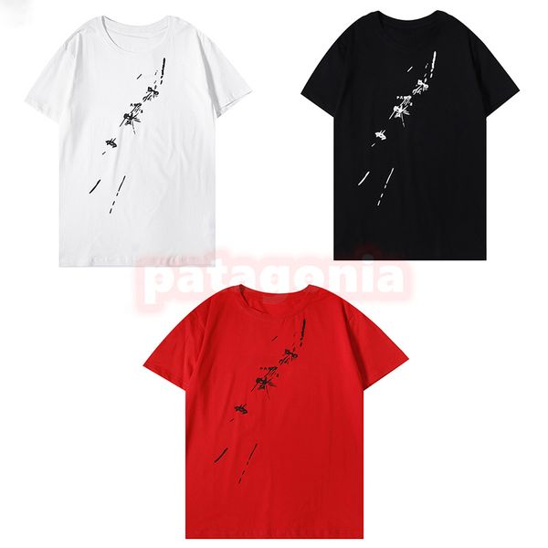 

fashion mens designer t shirt womens letter pin printing t shirt man casual shirt luxurys clothing asian size s-2xl, White;black