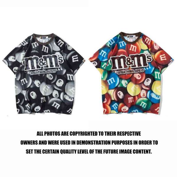 

men's t-shirts summer coupe series full theme print m douchao short sleeve t-shirt 356l, White;black