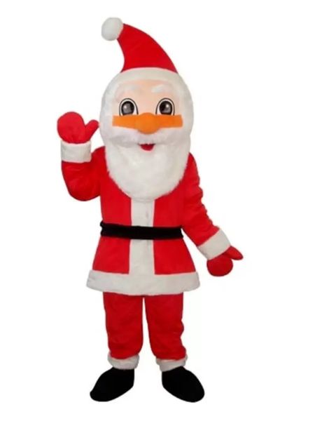

festival dress santa claus mascot costumes carnival hallowen gifts adults fancy party games outfit holiday celebration cartoon character out, Red;yellow