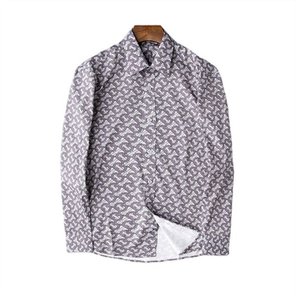 

2022 italian luxury designer menswear casual business shirt social and cocktail shirt brand spring/summer slim fashion a84, White;black