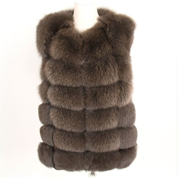 maomaokong vera pelliccia cappotto di inverno delle donne gilet di pelliccia naturale cappotto naturale vera pelliccia cappotto Gilet per le donne giacca senza maniche delle donne 201112