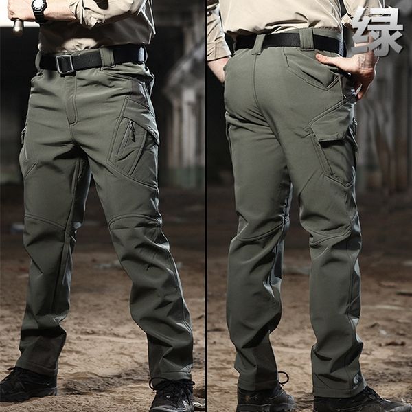 

designer plus size 6xl elastic military tactical pants men city swat combat army trousers many pockets waterproof casual cargo p, Black