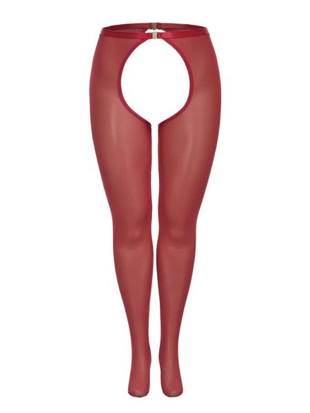 

plus cut-out mesh tights q7gm#, Black;white