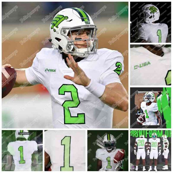 

2020 north texas mean green austin aune jason bean luke gombert cole johnson amani gilmore will kuehne ncaa college football jersey, Black
