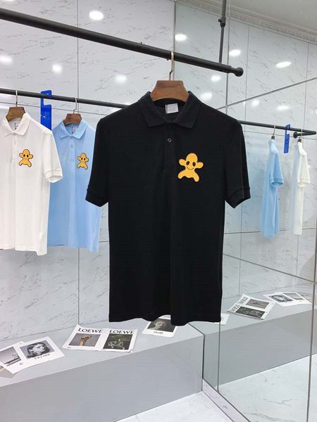 

men's polo shirt designer fashion horse t-shirt casual men's golf summer embroidered high street trend asia m-xxxl, White;black